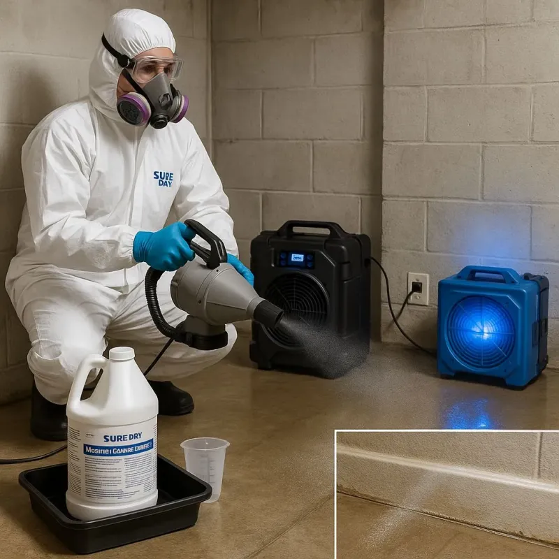 Sanitization and Odor Removal process in Nogales, AZ