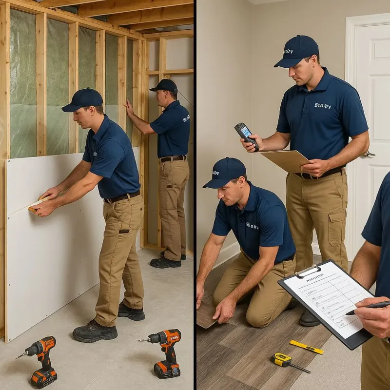 Repairs and Reconstruction process in Nogales, AZ